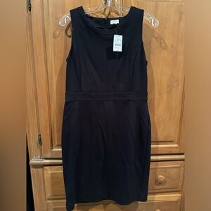 J.Crew black shift dress, Sz 8